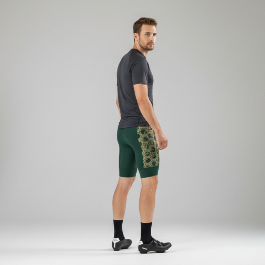 Zylará Endurance Cycling Shorts front view man standing backwards