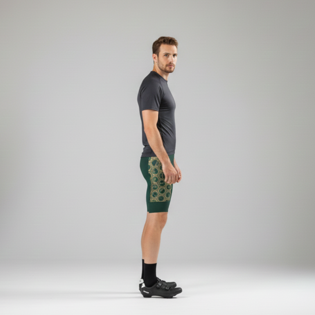 Zylará Endurance Cycling Shorts front view man standing sideways