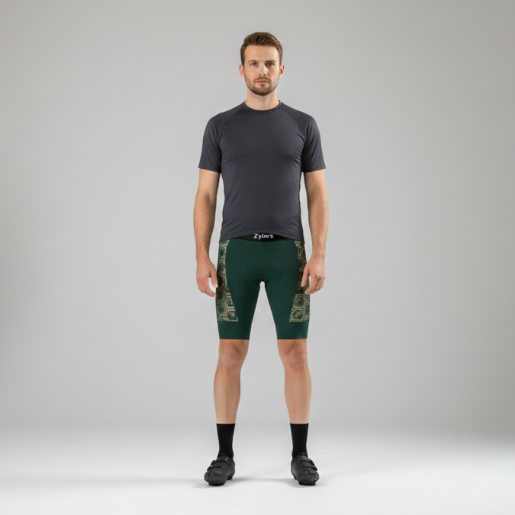 Zylará Endurance Cycling Shorts front view man standing