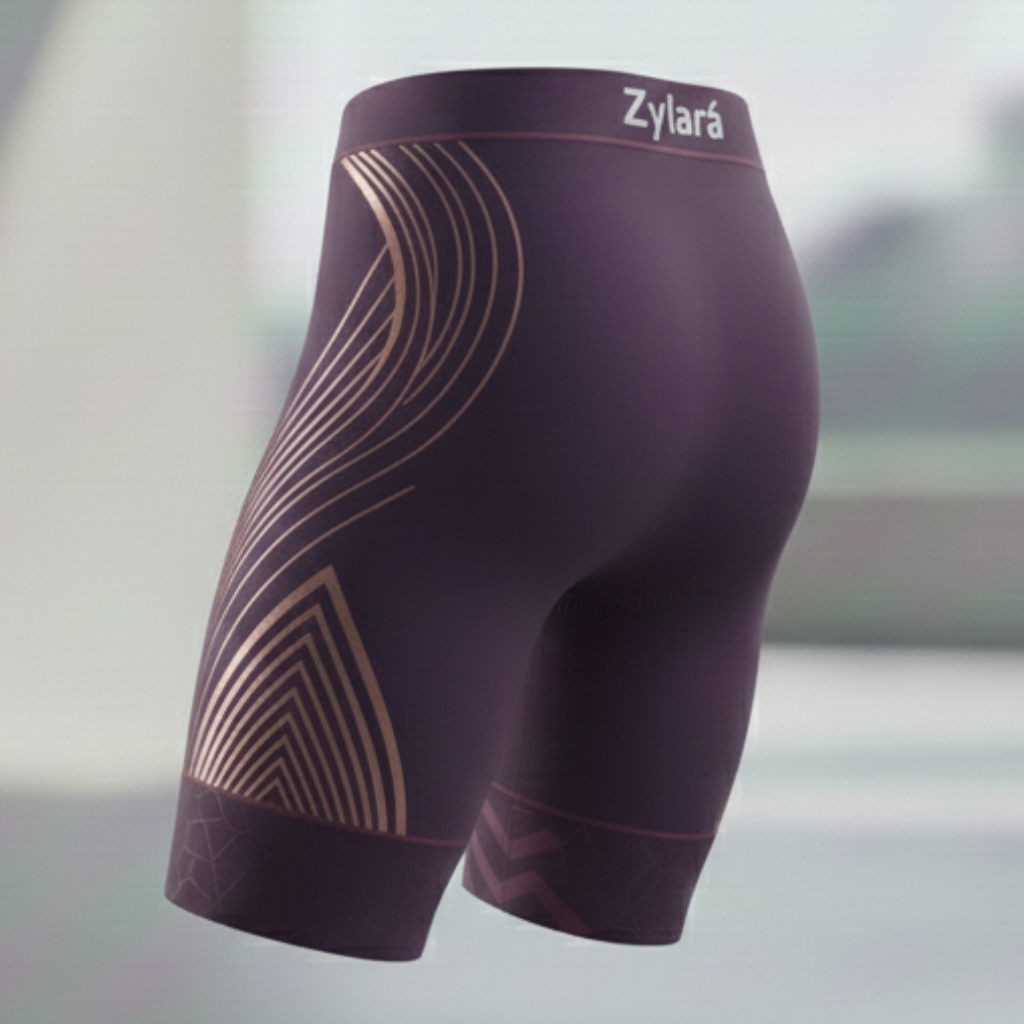 Zylará Velocity premium cycling shorts rear view